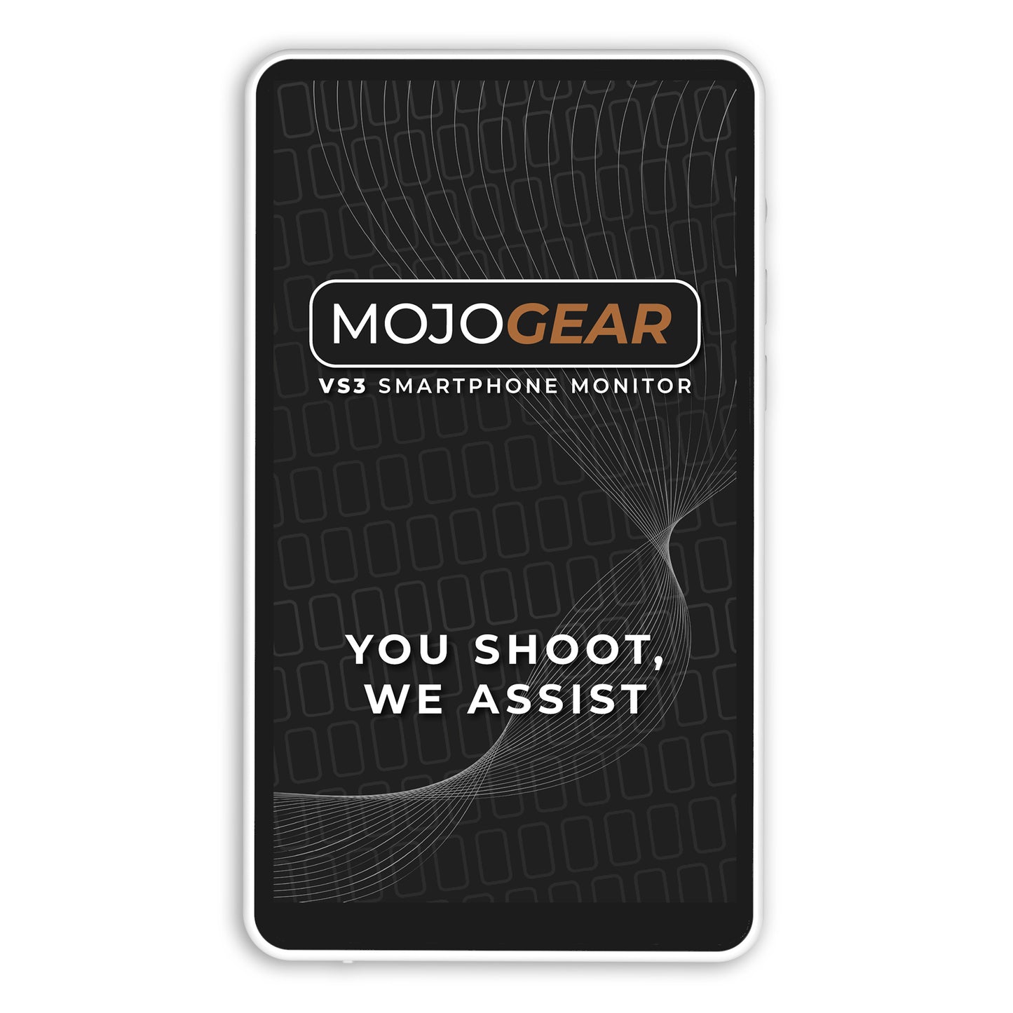 MOJOGEAR VS3 Selfie Vlog Monitor draadloos + bedraad - Wit - Overige producten