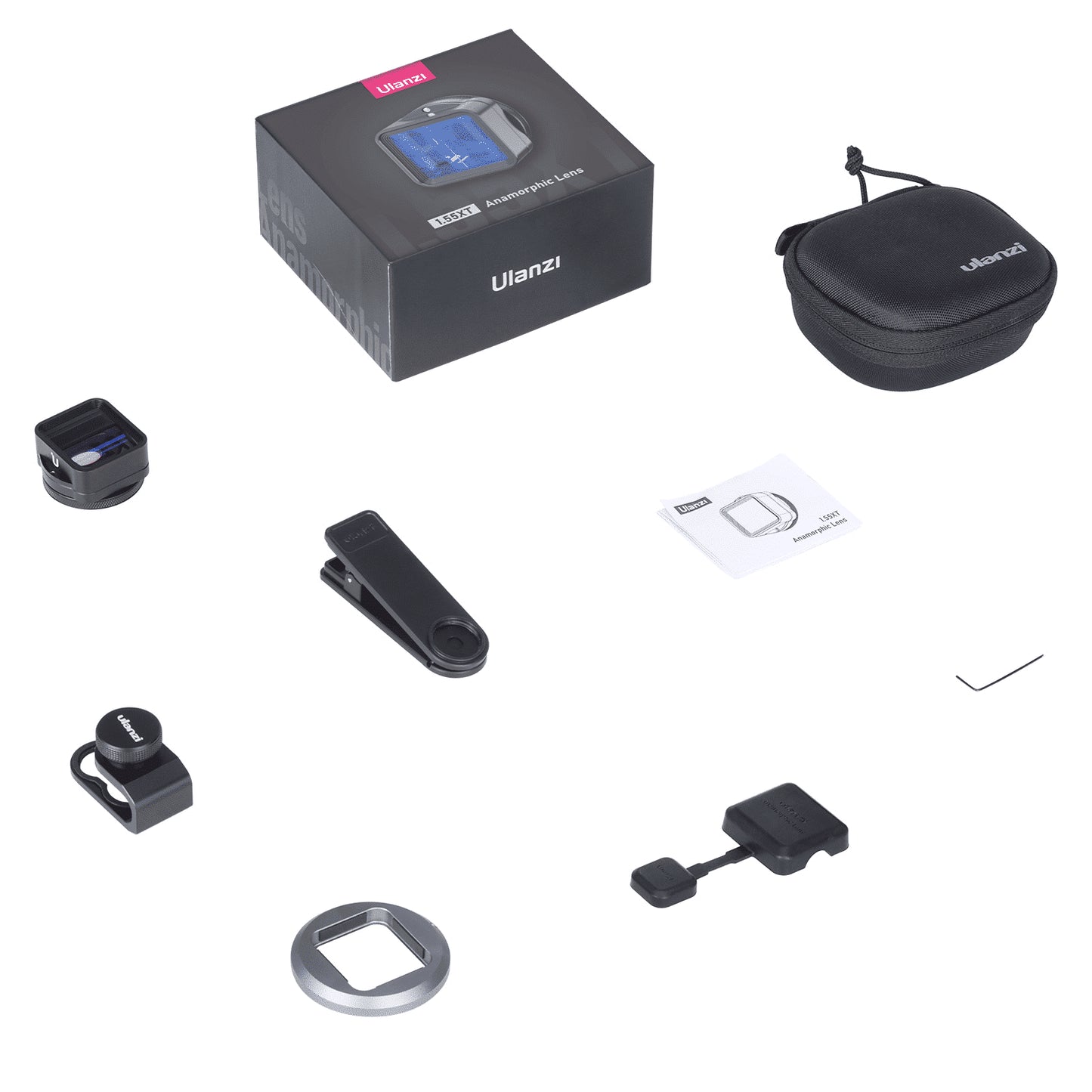 Ulanzi Anamorphic lens 1.55 XT voor alle smartphones - Lenzen