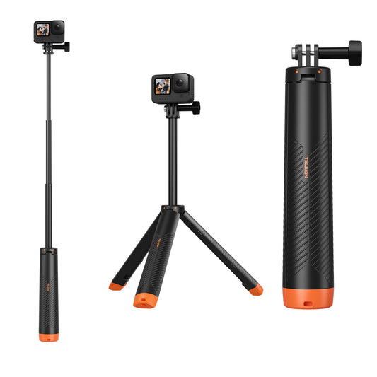 Telesin Floating Selfiestick Statief & bobber voor Actioncam -