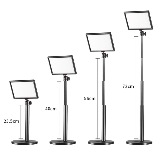 VIJIM K3 Desktop LED-videolamp voor streamen, YouTube en videobellen - Desktoplampen