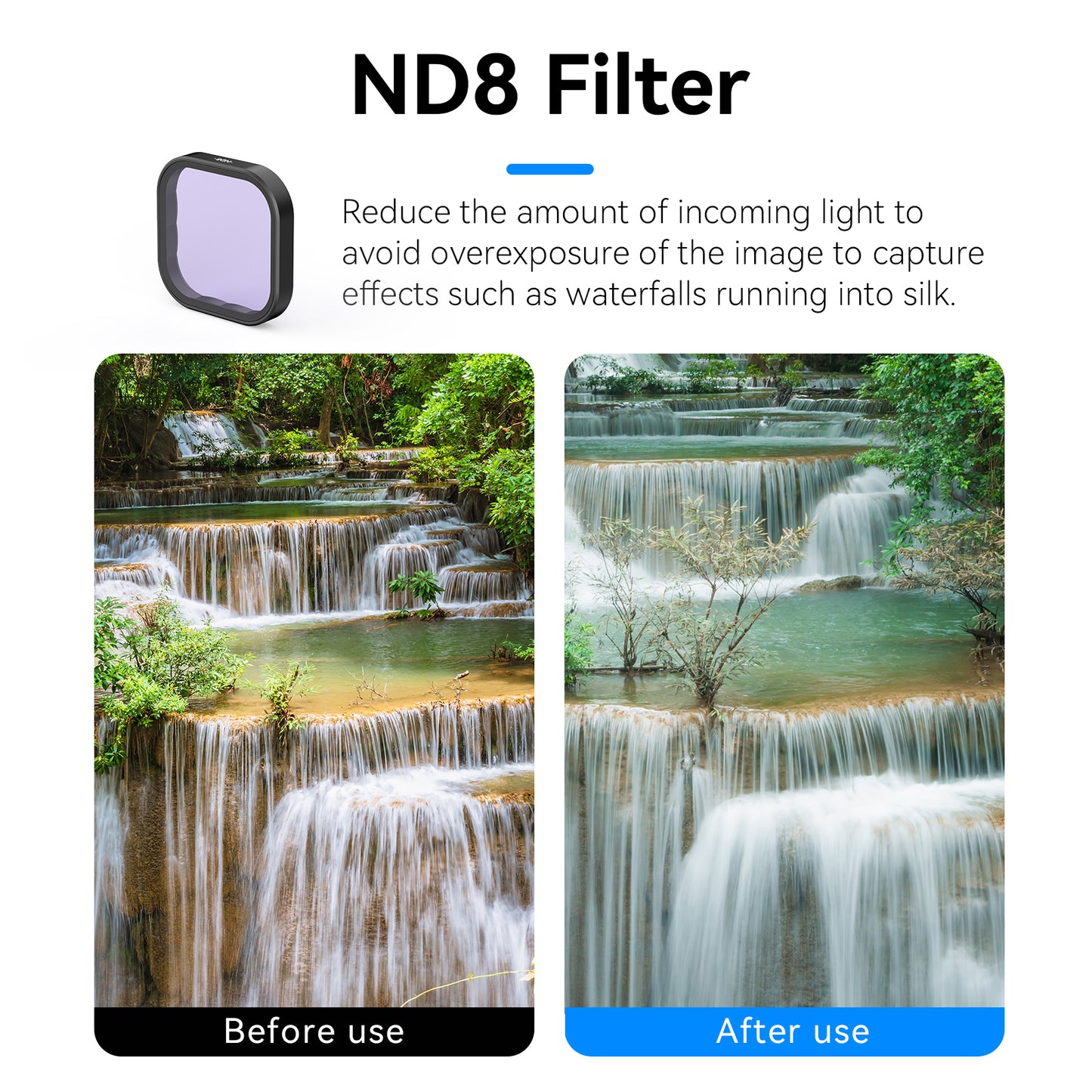 Telesin Lens Filter Kit GoPro Hero 13 - CPL+ND8/16/32/64 - GoPro filters