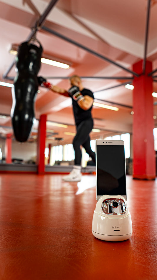 Hohem GO - AI Auto Tracking houder voor smartphone, tablet en camera - Wit - Telefoonhouders