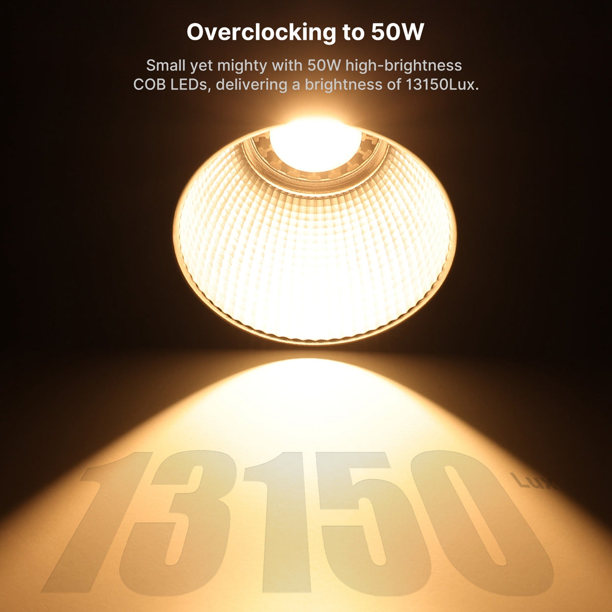 Lampe COB bicolore Ulanzi 40W PRO avec batterie intégrée
