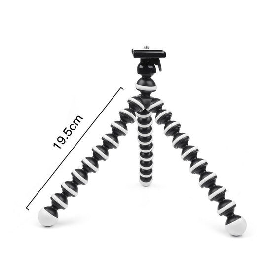 Flexibel mini-statief met extra flexibele poten - Medium - Magnetische telefoonhouder - Flexibele statieven