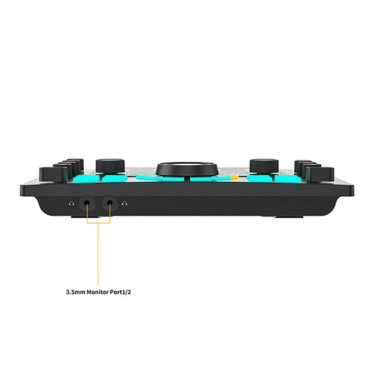 7RYMS 7CasterSE3 voor Podcast, Streaming, Gaming en Muziek - Met 2x XLR - Microfoonaccessoires