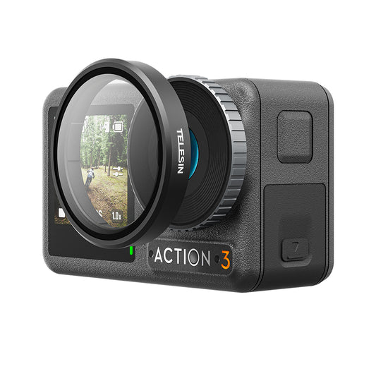 Telesin CPL+ND8/16/32 Lensfilterset (4-pack) voor Osmo Action 3/4 - Lenzen