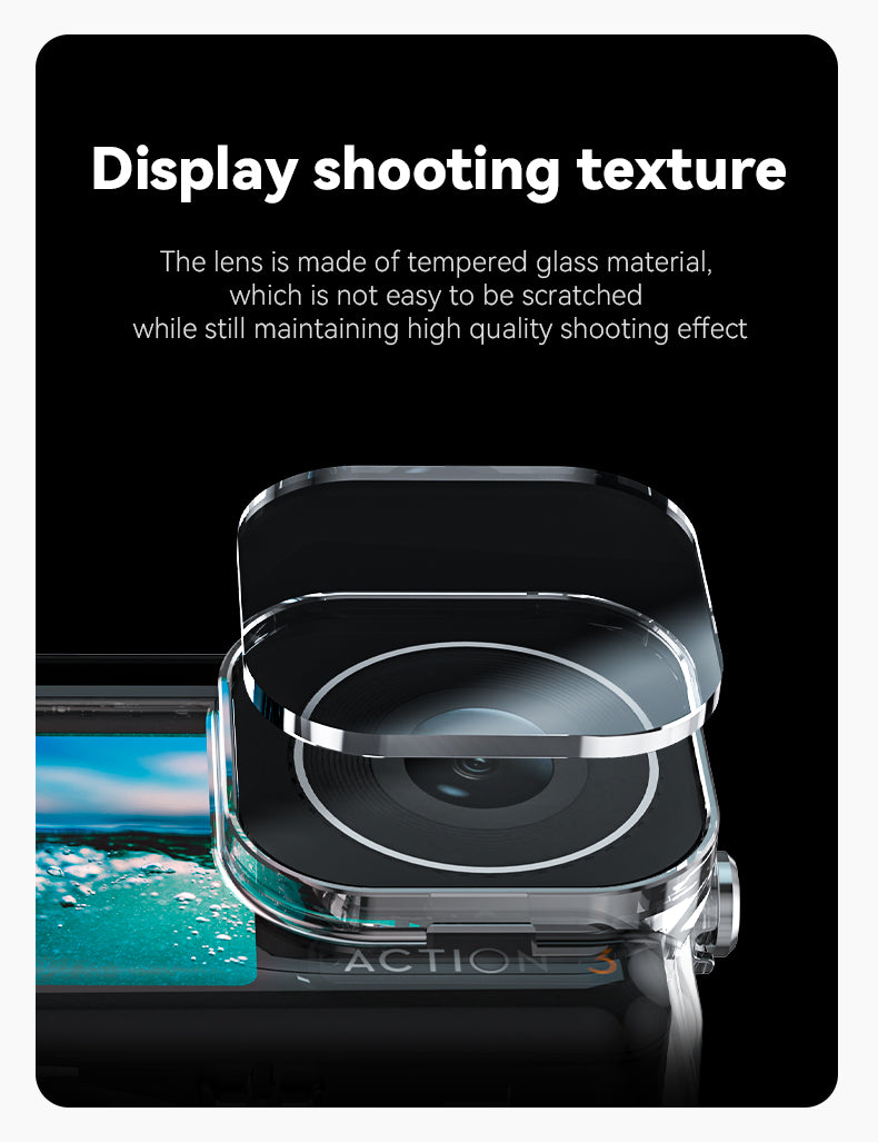 Telesin waterdichte case voor DJI Osmo Action 3/4/5 - Camera cages