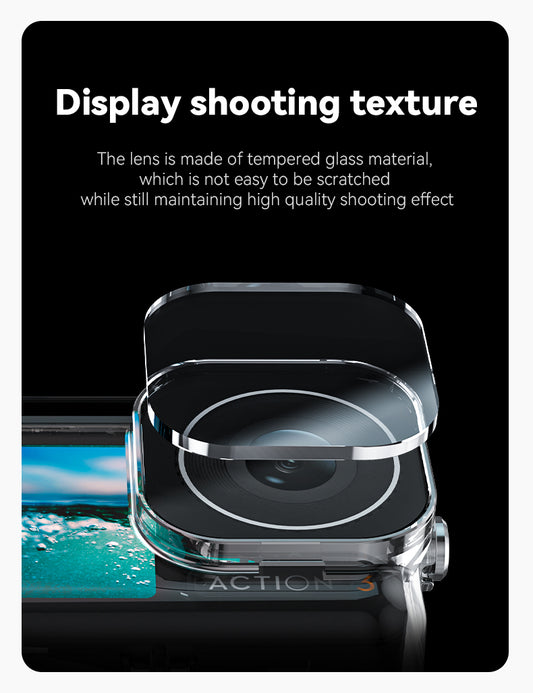 Telesin waterdichte case voor DJI Osmo Action 3/4/5 - Camera cages