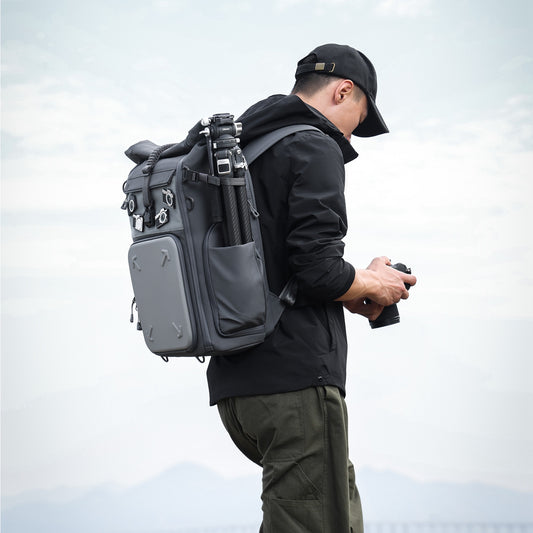 Ulanzi BP04 Hard Shell Rugzak 25 liter met Find My Tracker - Cameratassen