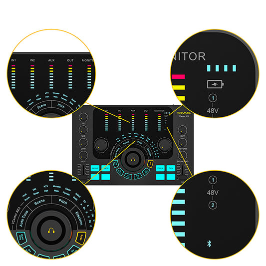 7RYMS 7CasterSE3 voor Podcast, Streaming, Gaming en Muziek - Met 2x XLR - Microfoonaccessoires
