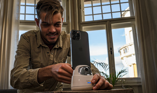 Hohem GO - AI Auto Tracking houder voor smartphone, tablet en camera - Wit - Telefoonhouders