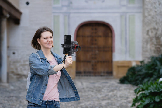 Sevenoak SK-PSC3 Movo 360º draaibare telefoonhouder met cold shoe-mount & handvat - Telefoonhouders