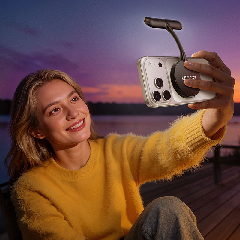 Ulanzi M10 Magnetische Flexibele telefoonlamp voor lezen, meetings en contentcreatie - Videoverlichting