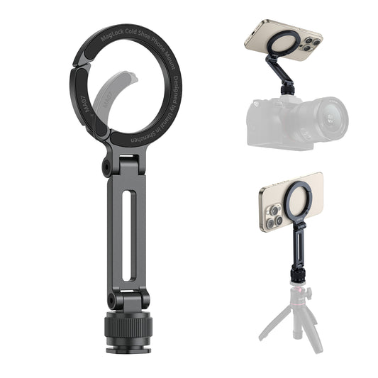 Ulanzi MA07 MagLock telefoonhouder voor statief & Cold Shoe - Telefoon en Tablethouders