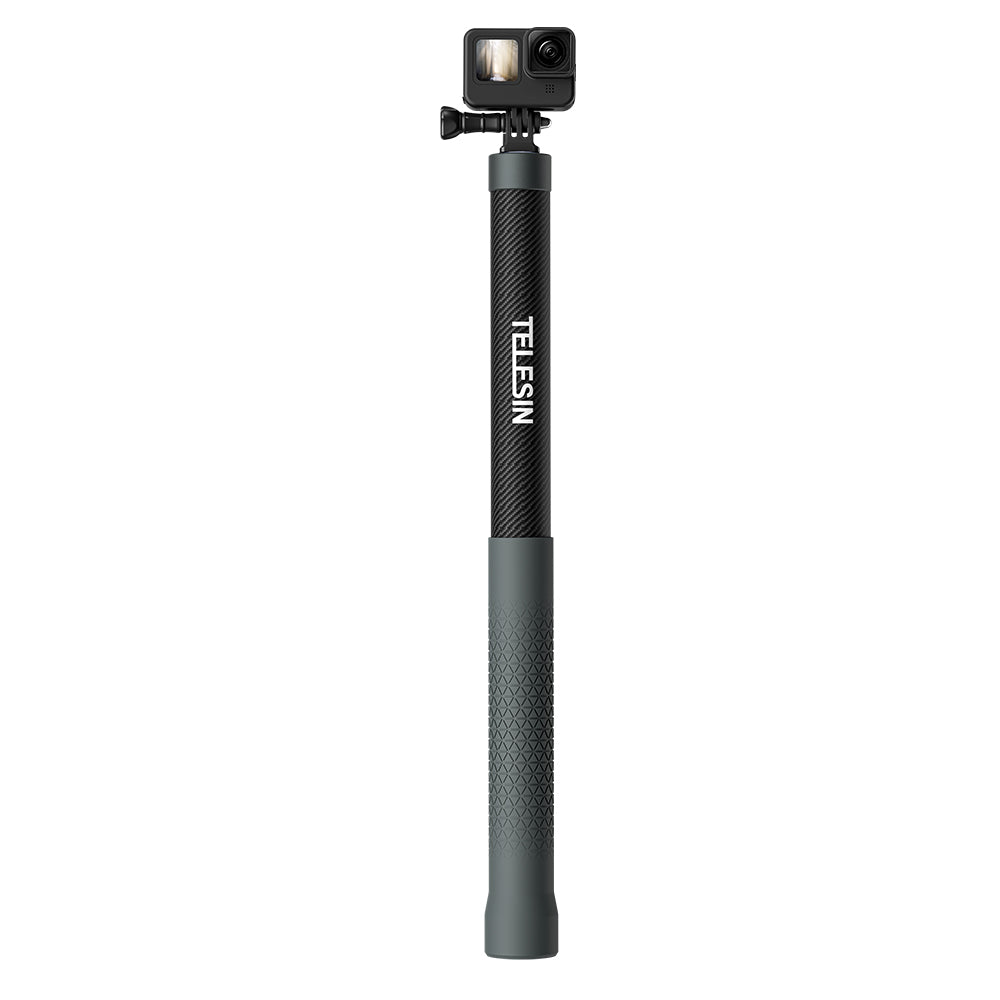 Telesin 3 meter Premium Selfie Stick voor GoPro - Carbon - GoPro Selfie sticks