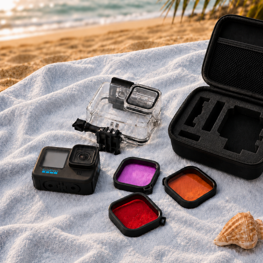 MOJOGEAR Accessoire-set voor GoPro Hero 9 / 10 / 11 / 12 - GoPro Onderwater-accessoires
