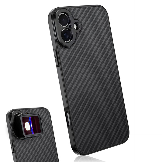 MOJOGEAR 17mm lens case voor iPhone 16 Plus - Carbon - Overige producten