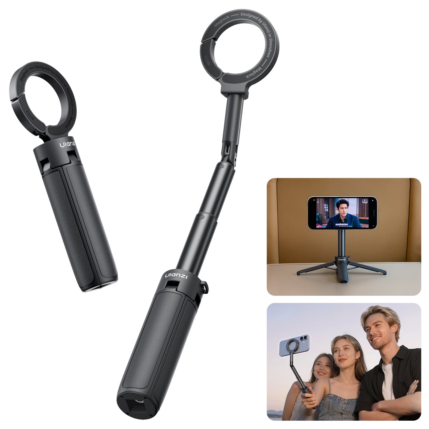 Ulanzi MT71 Mini Perche à Selfie Magnétique
