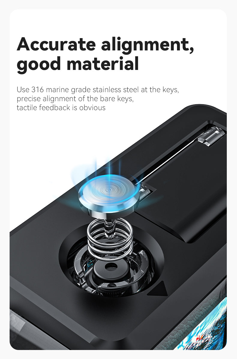 Telesin waterdichte case voor DJI Osmo Action 3/4/5 - Camera cages