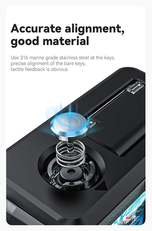 Telesin waterdichte case voor DJI Osmo Action 3/4/5 - Camera cages