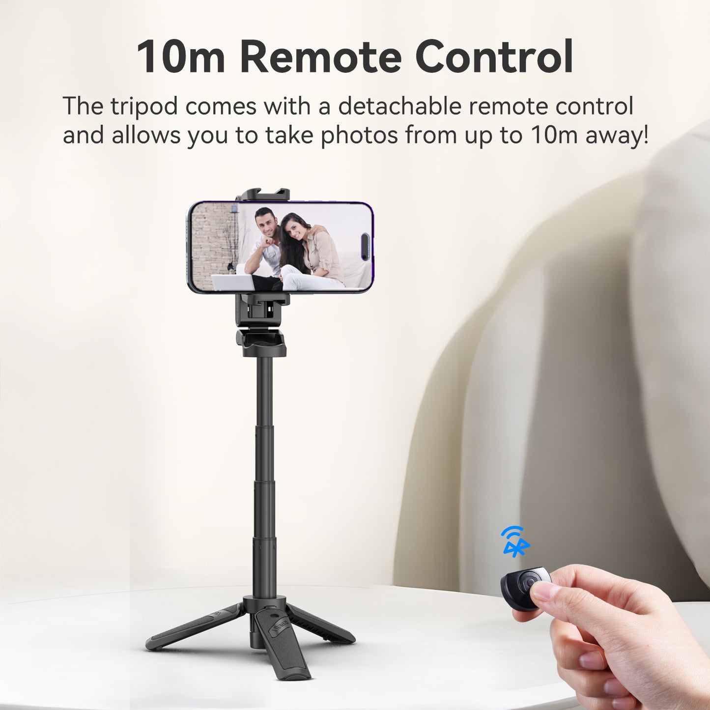 Ulanzi JJ02 Pocket Selfie Stick Tripod with Remote