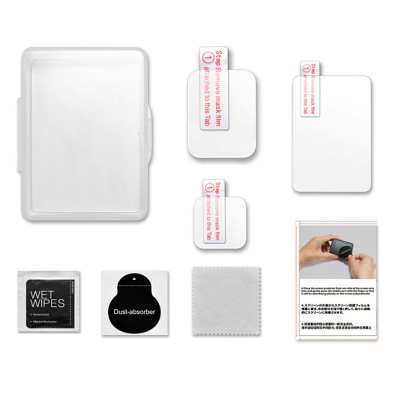 MOJOGEAR Screenprotector voor GoPro Hero 13 - Gehard Glas (complete set) - GoPro Screenprotectors