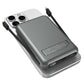 MOJOGEAR NovaMag All-in-1 Powerbank 10.000 mAh – Draadloos Qi2 & ingebouwde kabels – Grijs - Powerbanks