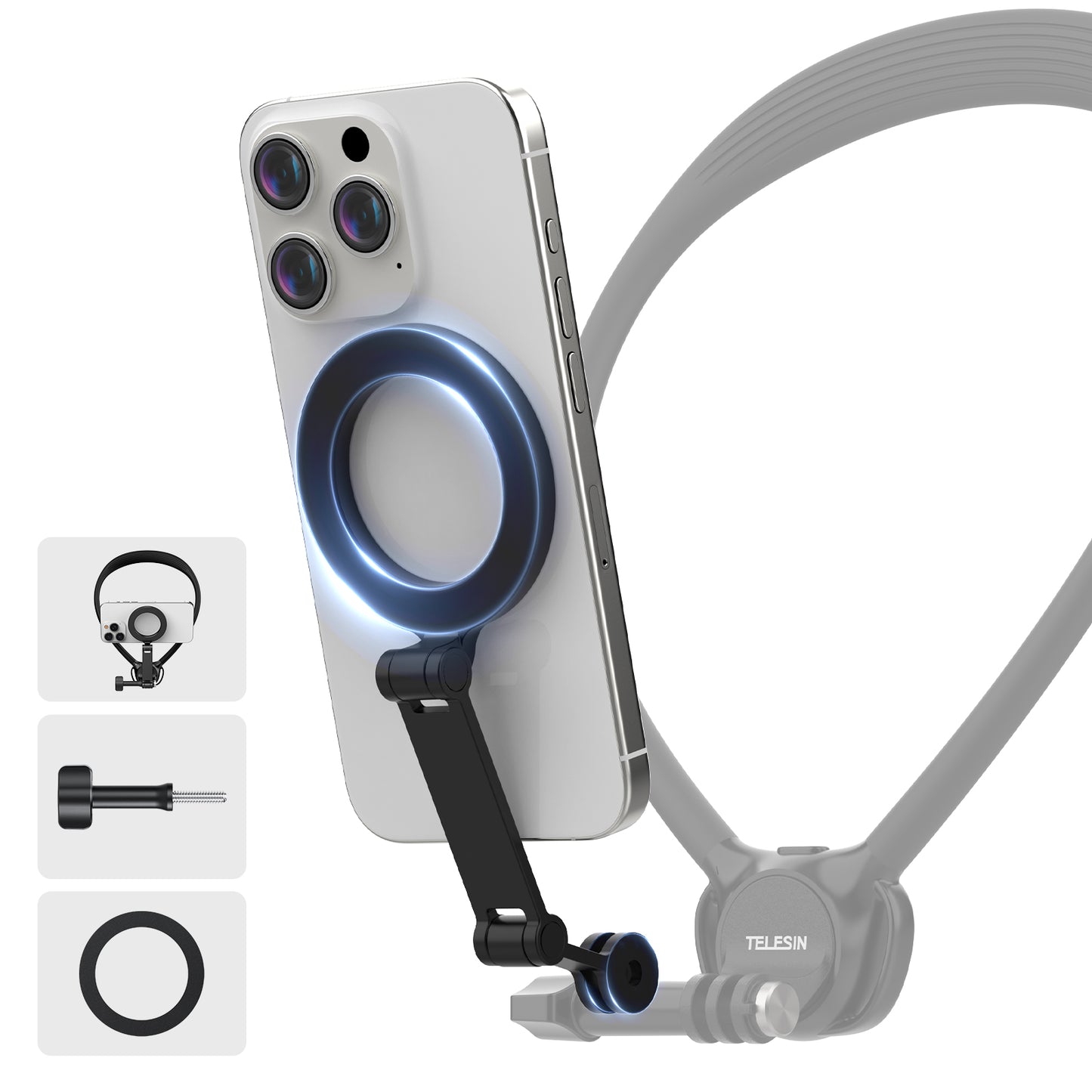 Telesin Smartphone MagSafe adapter voor GoPro-mount - Telefoon en Tablethouders