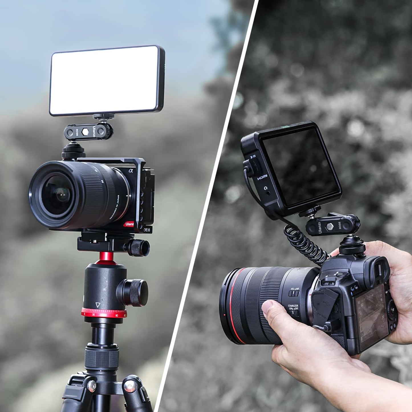 Ulanzi R098 Mini Magic Arm met Cold Shoe - Statiefaccessoires