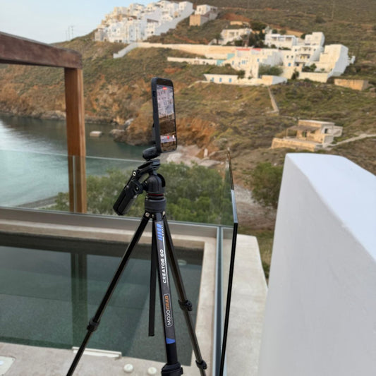 MOJOGEAR Creator GO KIT - Lichtgewicht reisstatief met Video Head & MagSafe mount 153 cm - Statieven en toebehoren
