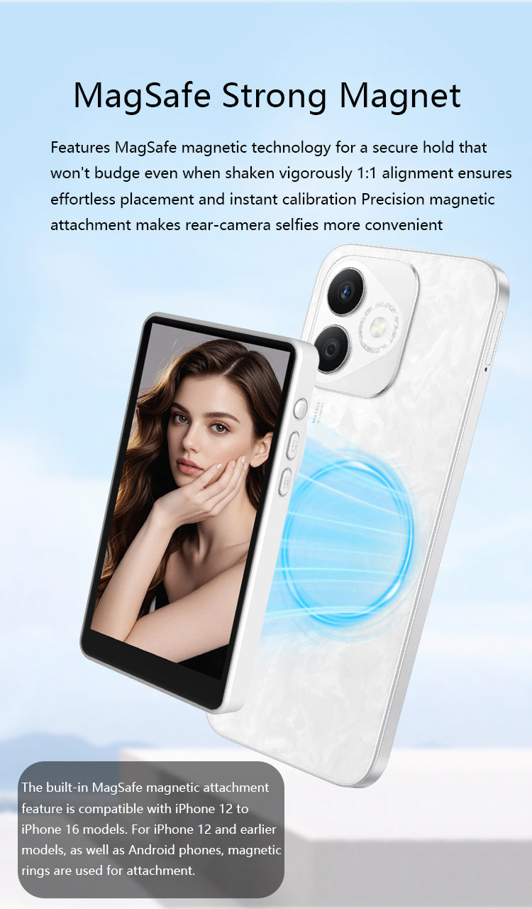 MOJOGEAR VS3 Selfie Vlog Monitor draadloos + bedraad - Zwart - Overige producten