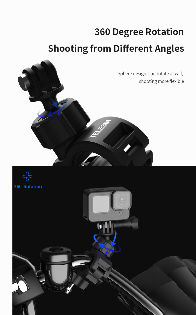 Telesin Cycling Mount voor Action Camera - GoPro Mounts