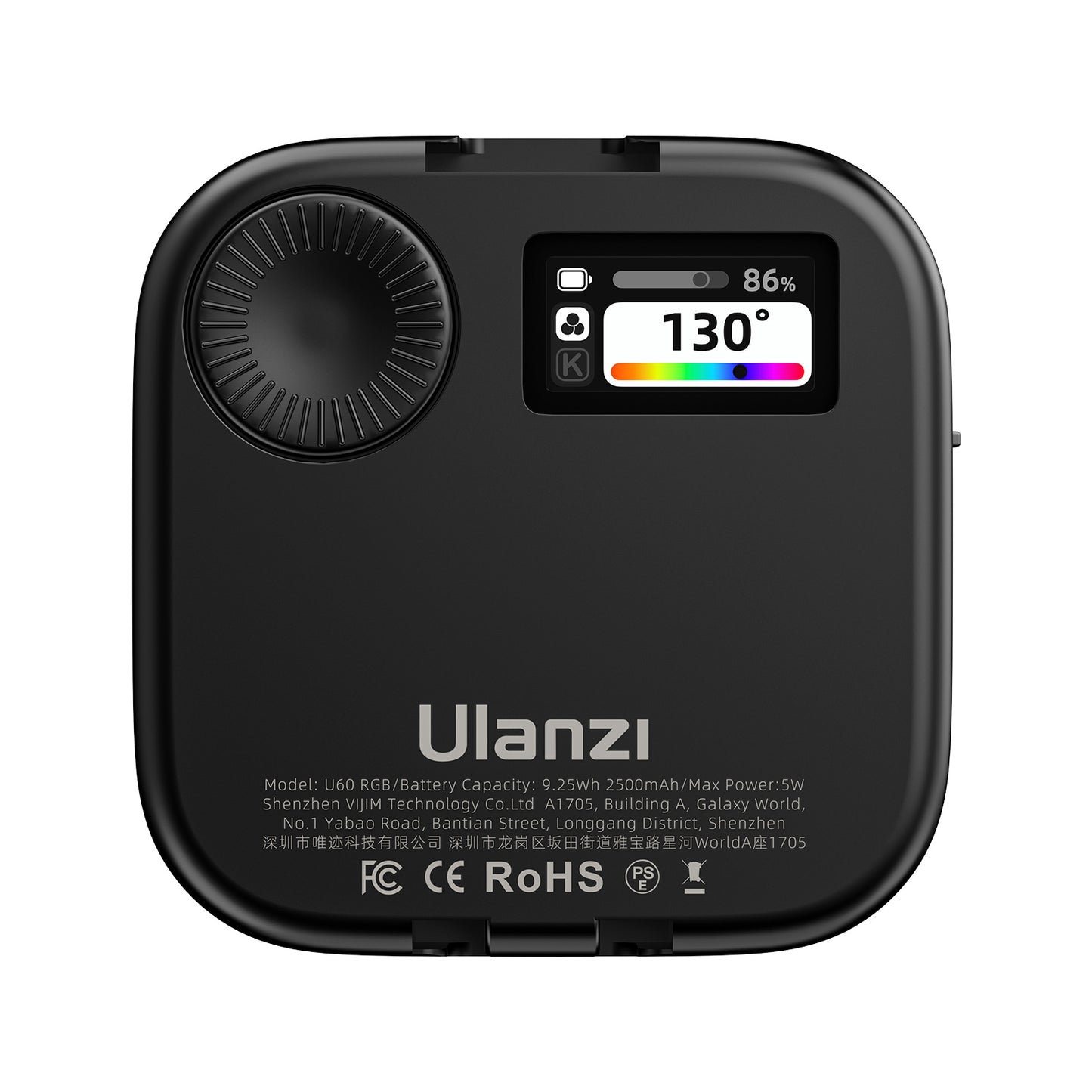 Ulanzi U60 RGB Videolamp - Cameralampen