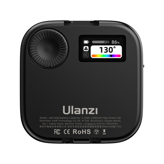 Ulanzi U60 RGB Videolamp - Cameralampen