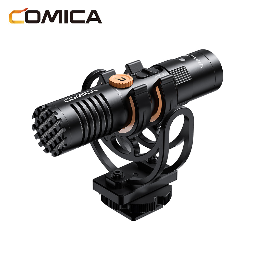 Comica VM10 Pro compacte microfoon voor telefoon en camera - met 3.5mm en USB-C - Richtmicrofoons