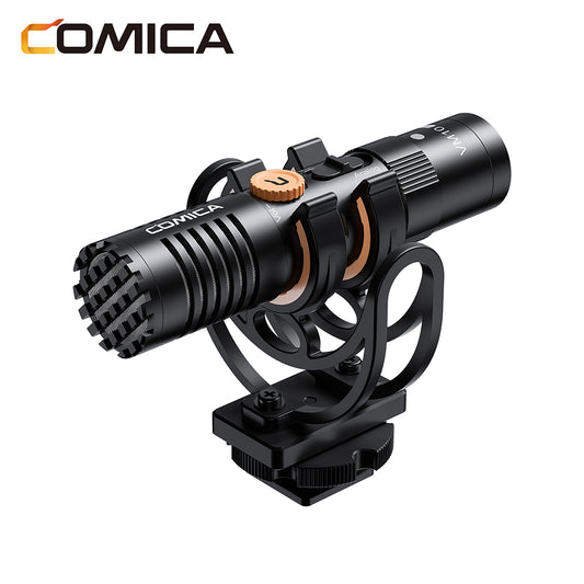 Comica VM10 Pro compacte microfoon voor telefoon en camera - met 3.5mm en USB-C - Richtmicrofoons