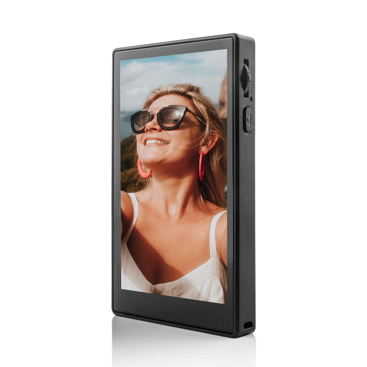 Moniteur tactile MOJOGEAR VS4 pour selfies et vlogs - Noir