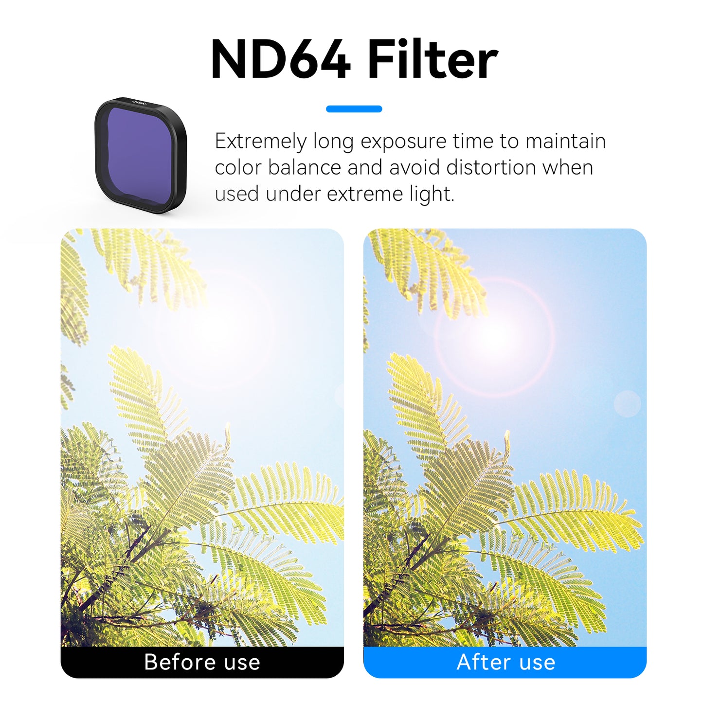 Telesin Lens Filter Kit GoPro Hero 13 - CPL+ND8/16/32/64 - GoPro filters