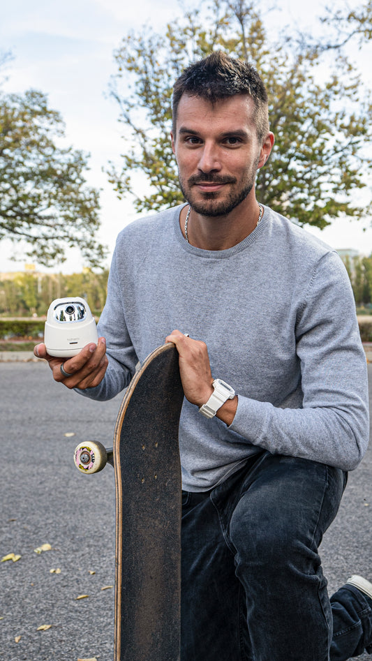 Hohem GO - AI Auto Tracking houder voor smartphone, tablet en camera - Wit - Telefoonhouders