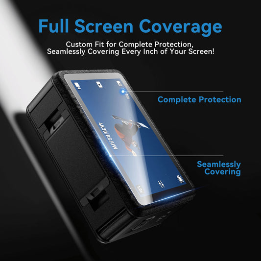 Telesin Screenprotector-set Glas DJI Osmo Action 5 -For Case - GoPro Screenprotectors