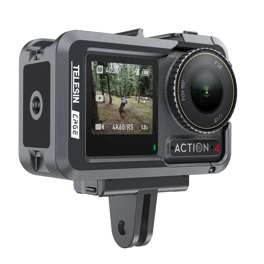 Telesin Metalen cage voor DJI Osmo Action 3/4 - GoPro Cases & behuizingen