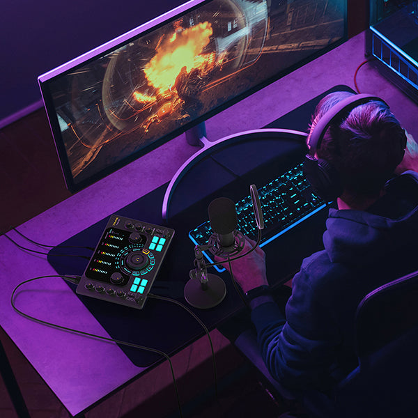 7RYMS 7CasterSE3 voor Podcast, Streaming, Gaming en Muziek - Met 2x XLR - Microfoonaccessoires