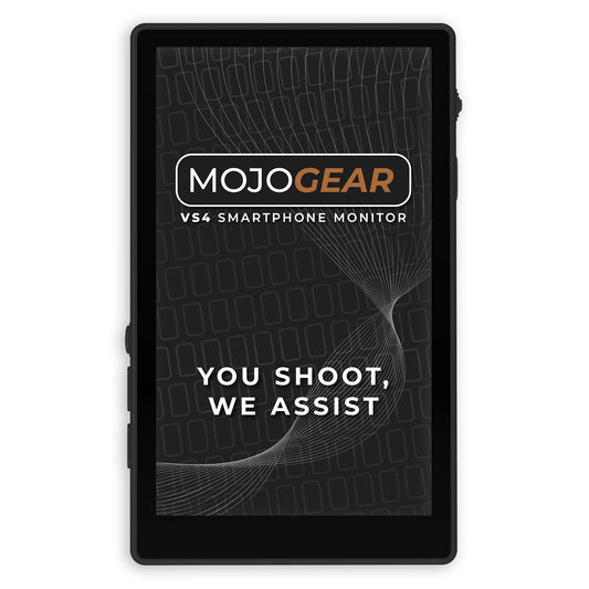 MOJOGEAR VS4 Touchscreen Selfie Vlog Monitor - Zwart -