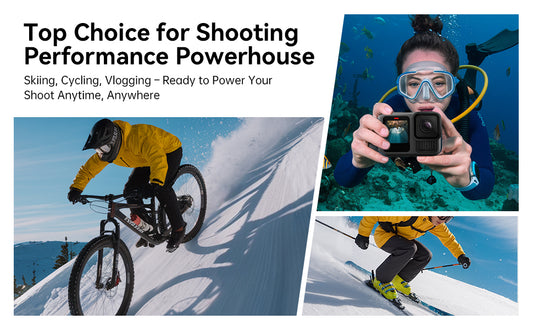 Telesin oplaadbare batterij voor GoPro 13 - 1950 mAh - GoPro Accu's en opladers