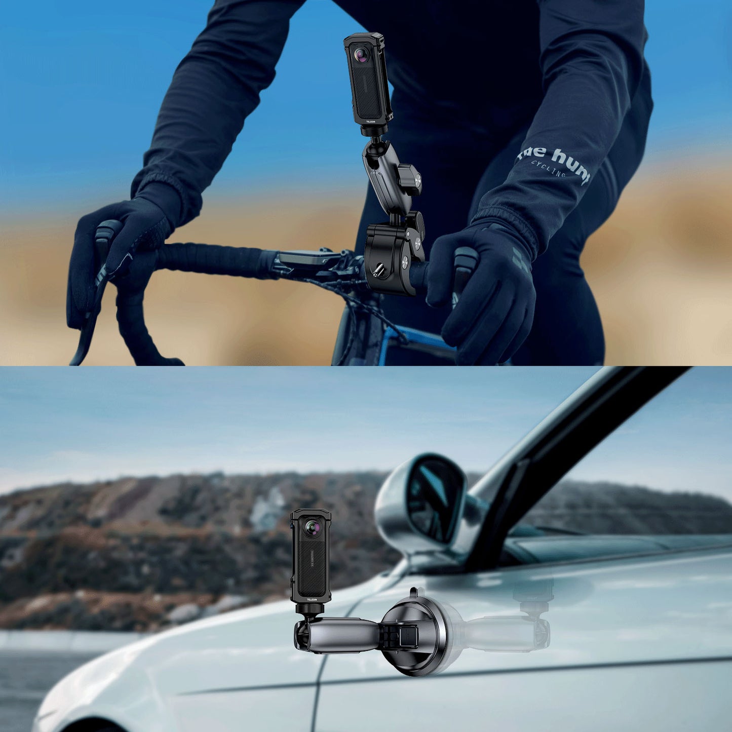 Telesin Metalen cage voor Insta360 X4 - GoPro Cases & behuizingen