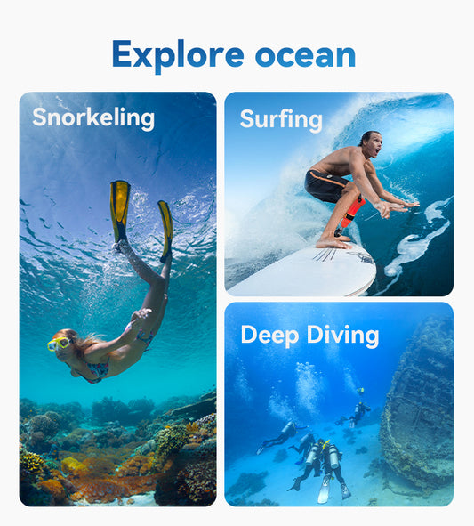 Telesin waterdichte case voor DJI Osmo Action 3/4/5 - Camera cages