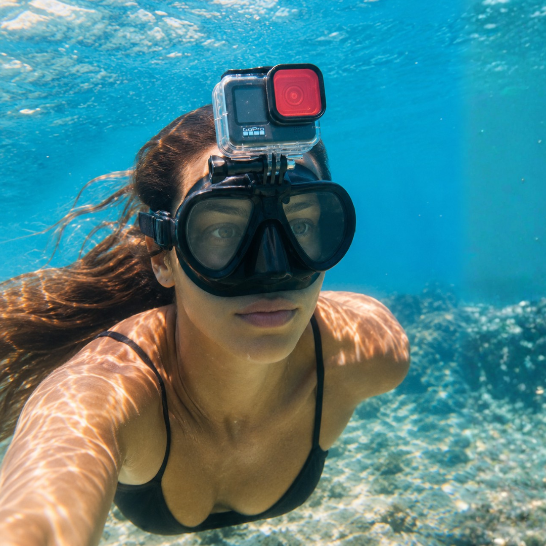 MOJOGEAR Accessoire-set voor GoPro Hero 9 / 10 / 11 / 12 - GoPro Onderwater-accessoires