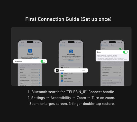 Telesin Master Grip voor iPhone 17 Pro Max - Standard Kit - Handgrips