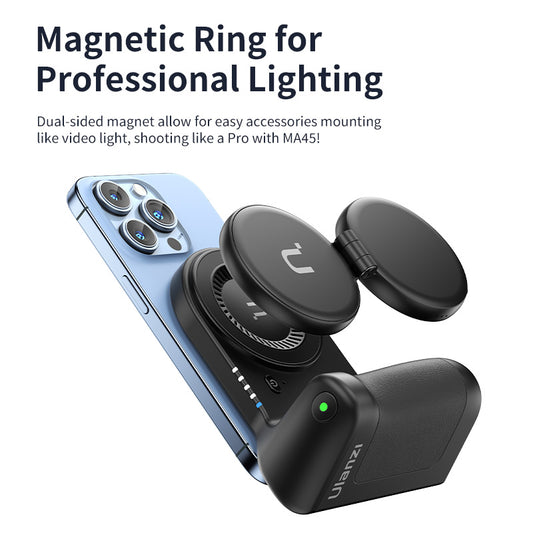 Ulanzi MA45 MagSafe telefoon Grip met ingebouwde 5000mAh powerbank - Telefoonhouders