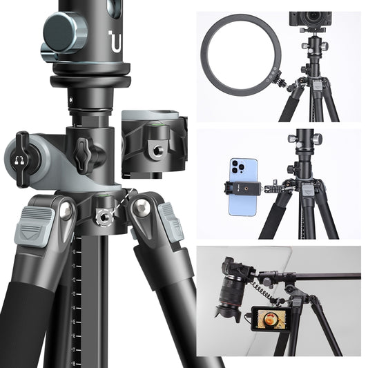 Ulanzi MT-59 premium statief met horizontale/kantelbare arm - 176cm - Grote statieven
